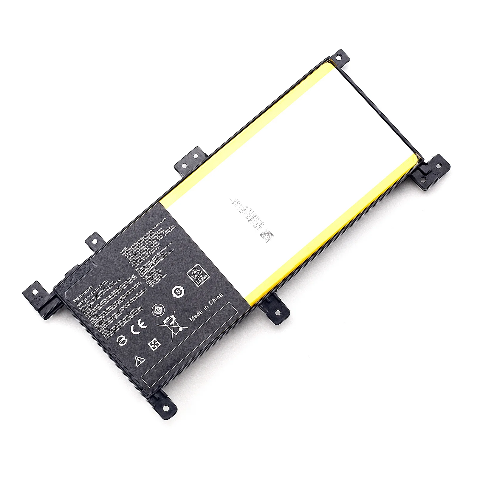 BVBH New Genuine Original C21N1509 7.6V 38Wh Laptop Battery for Asus X556 X556UA X556UB X556UF X556UJ X556UQ X556UV