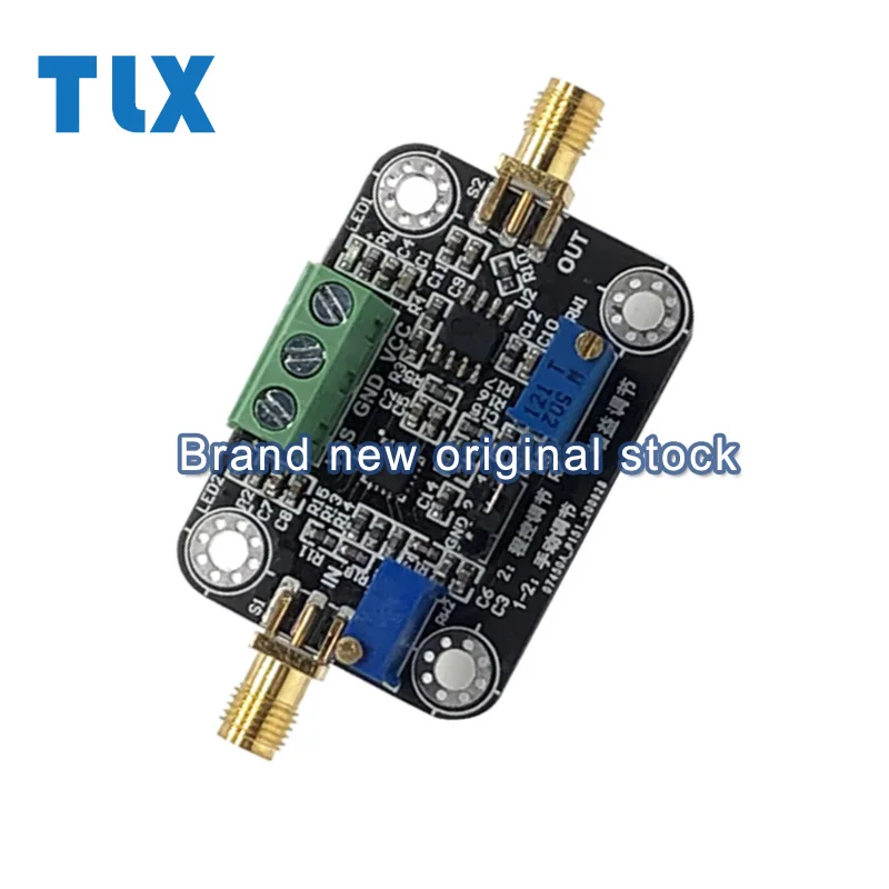 AD8336 variable gain amplifier module 0-60dB DC-100M bandwidth VGA manual/programmable control