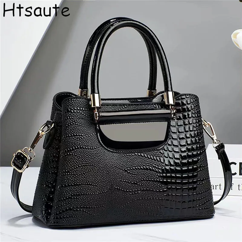 

Elegant Handbag for Women High Quality PU Leather Top-Handle Bags Purse Ladies Shoulder Crossbody Bag Large Casual Tote