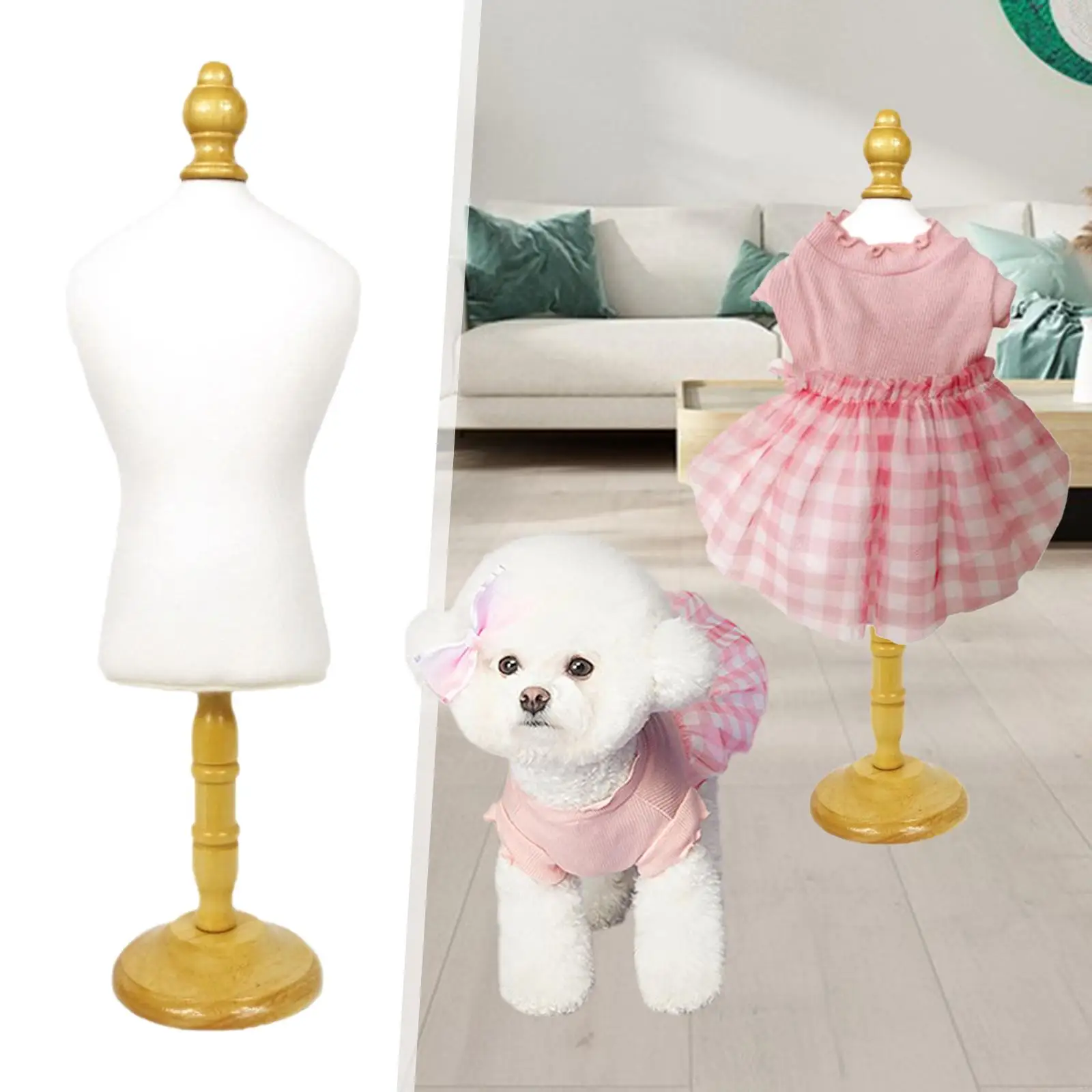 Dog Dress   Display Stand Doll Model Rack for Doll Clothes cat and dog Clothes