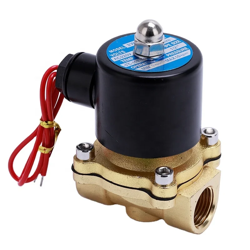 

2W160-15 Normally Closed Direct-acting Electric Brass Electric Pneumatic Valve Electric Valve Water/air Price