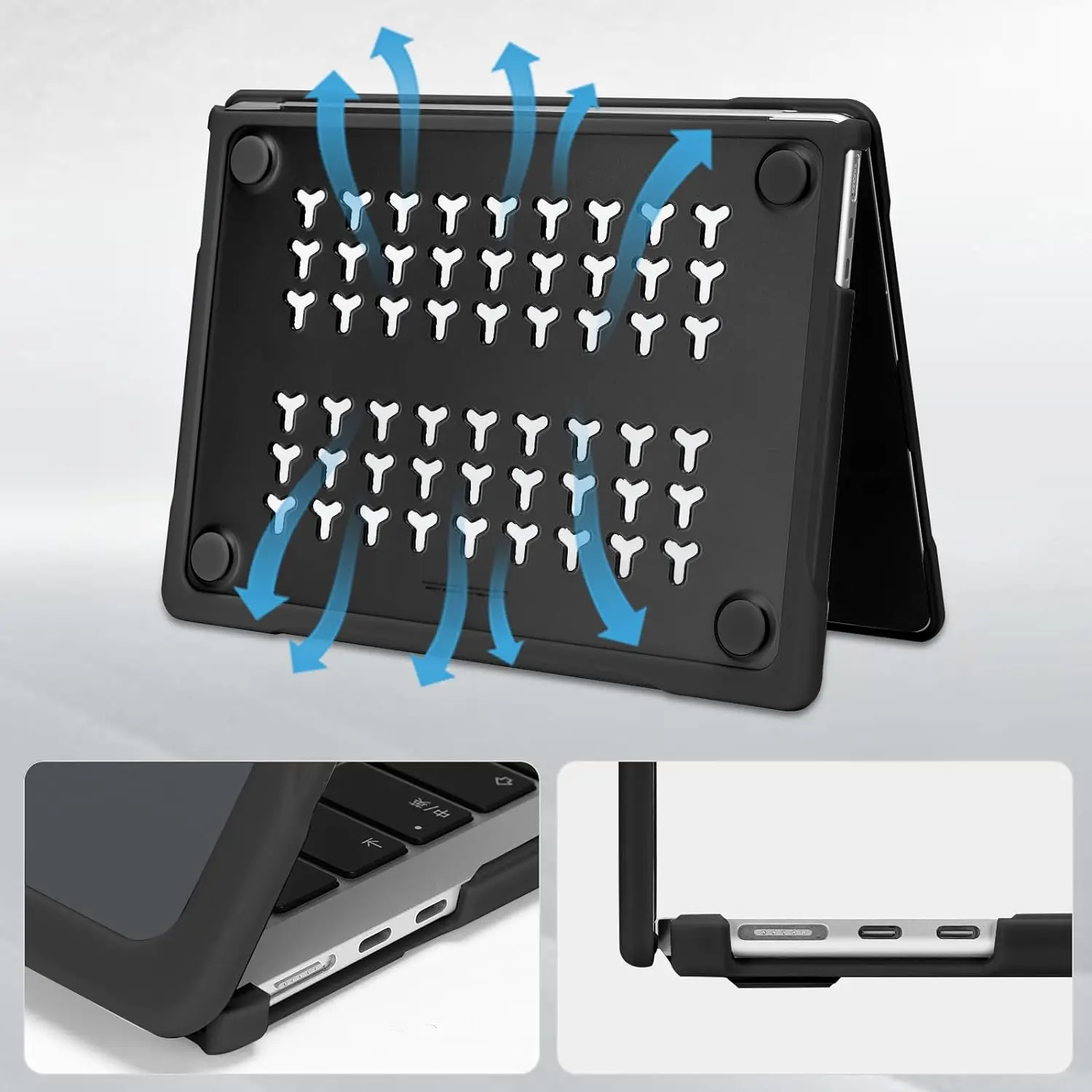 Etui na laptopa do Macbook Air 13 15 Pro 13 14 16 cali M4 M3 M2 M1 A3240 A2681 A2179 A3241 A3114 A2338 A3112 A2992 A3403 A2991 — zdjęcie produktu 3