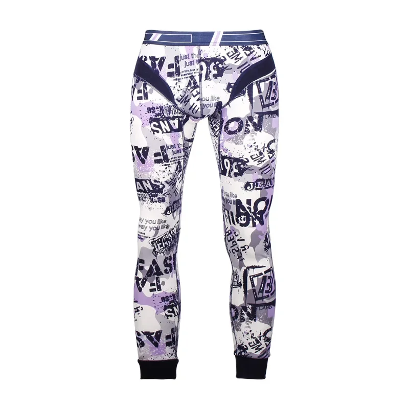 

Winter long Johns men's underwear single thickened fleece pants thermal pants tights leggings youth cotton pants