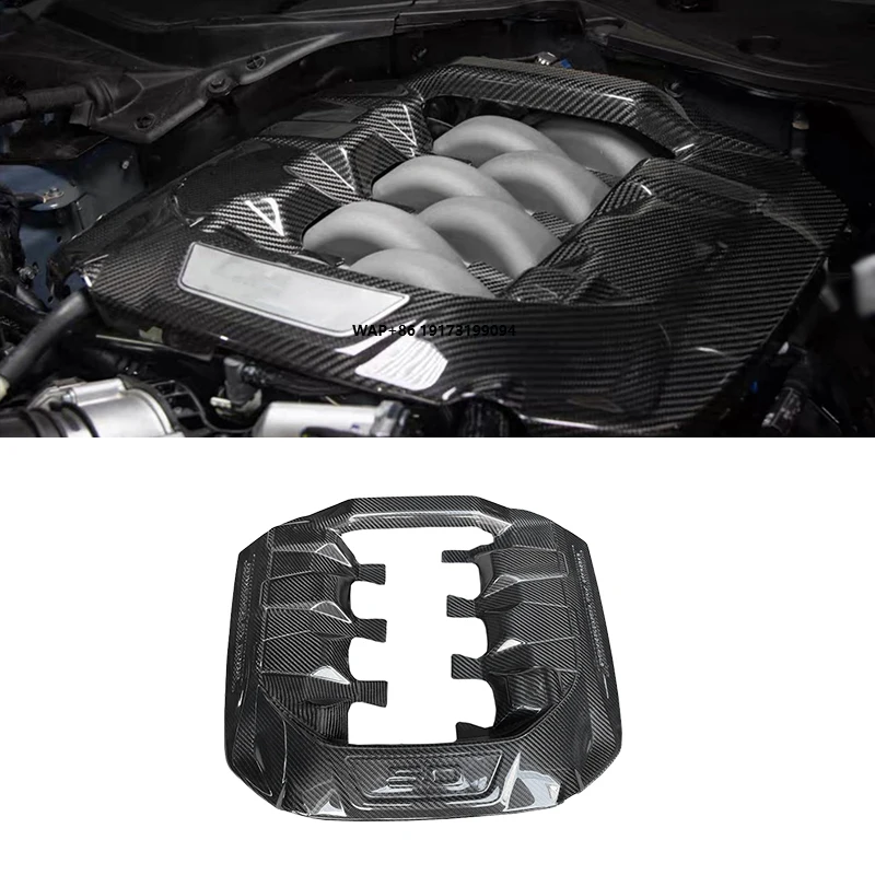 

High Quality Carbon Fiber Engine Cover for 2024+ Mustang Enging Hood Modification Accessory Car Auto Parts