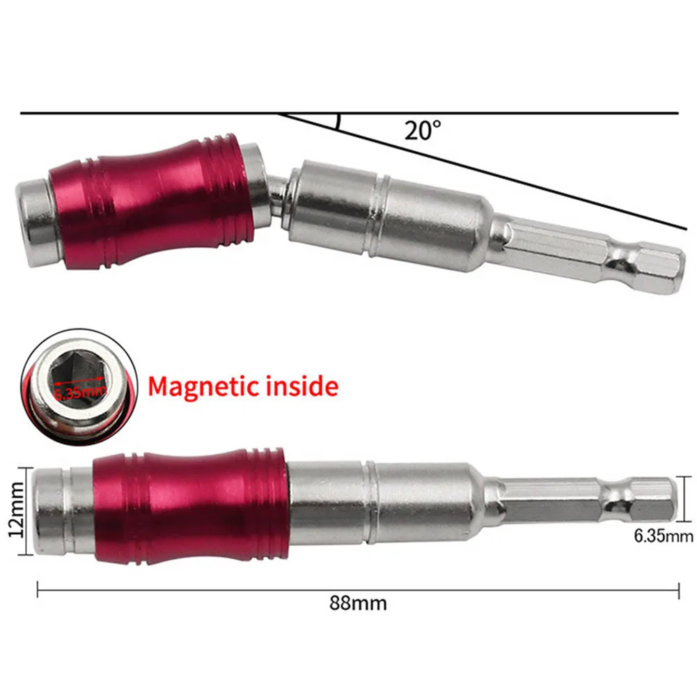 1/4 Hex Shank Electric Drill Bit Magnetic Screwdriver Bit Holder Stainless Steel Magnetism drywall screw bit holder Screw Tool