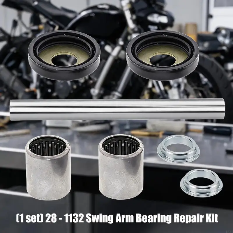 D5BE Linkage Repair Set 28-1132 for ATC200X 1983-1985, Bearing and Seal Pair with Shaft and Spacers for Rear Service Maintenance