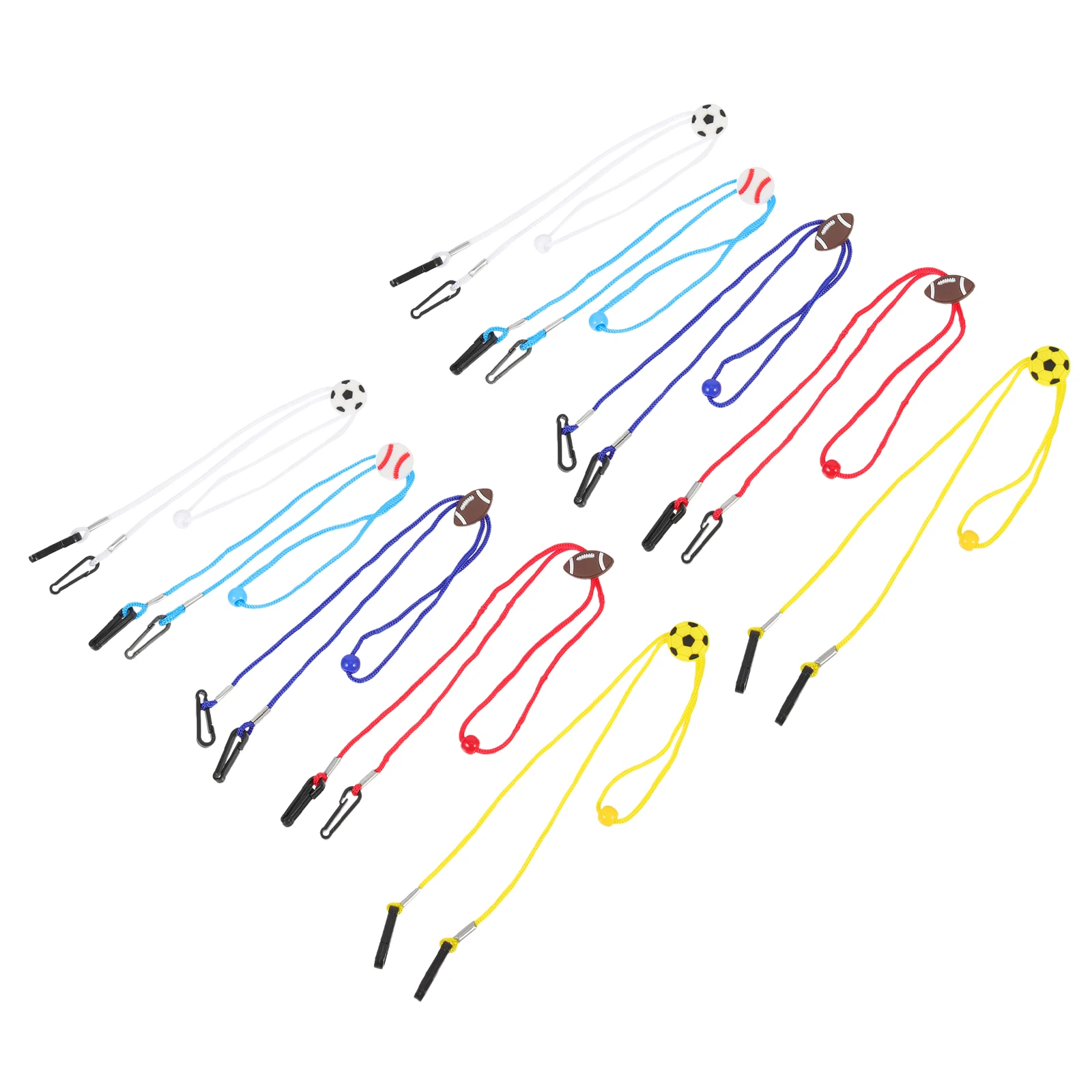 

10pcs Kids Glasses Strap Elastic Cartoon Eyeglass Straps Adjustable Length for Boys Girls Practical Plastic Polyester Material