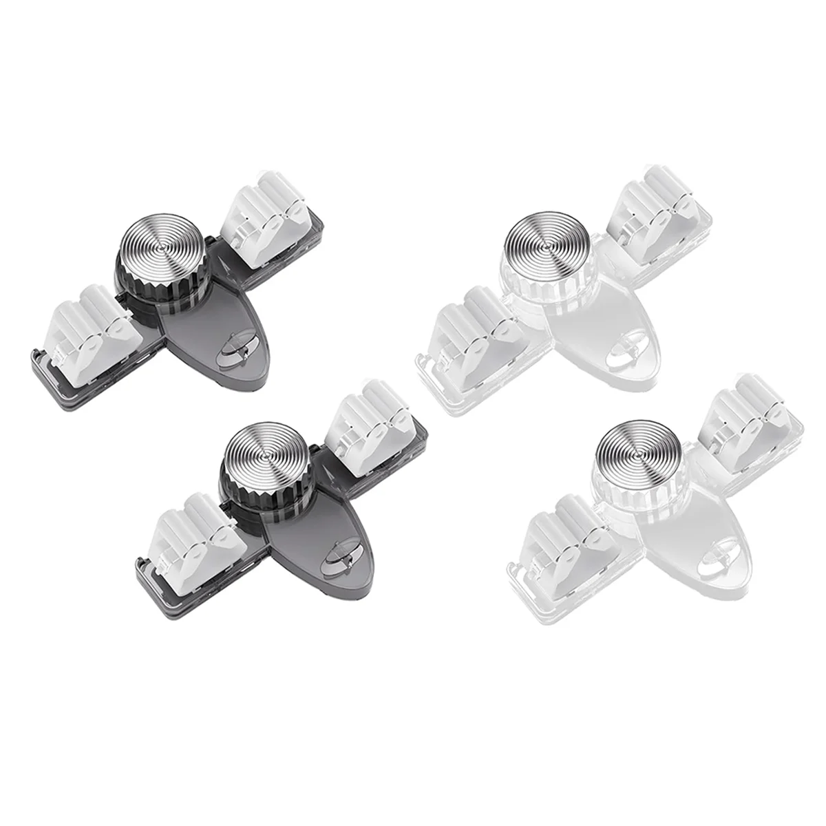 TOP RATED~Broom Holder Mop Hanger, No Punching Required Broom Hanger Organizer for Bathroom, Kitchen, (4 Pcs)