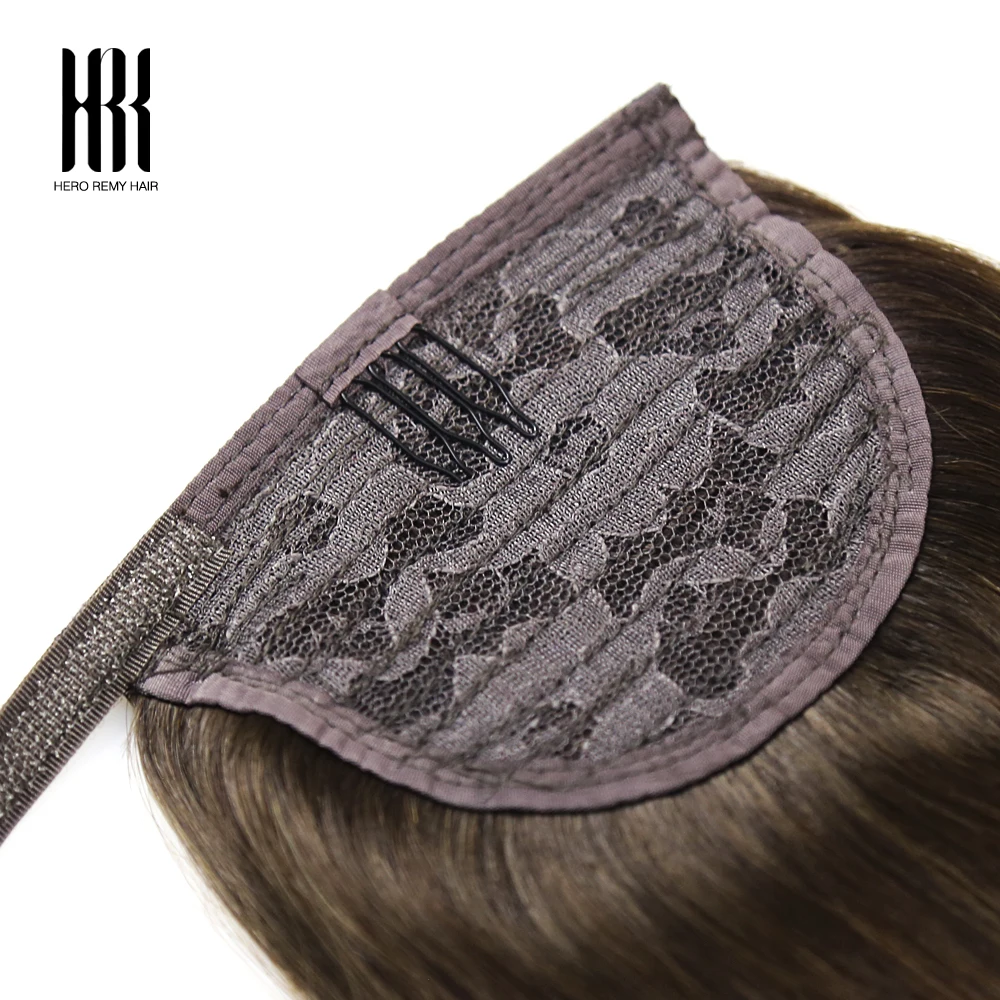Ponytail Human Hair 100g 100% Real Remy Natural Ponytail Extension for White Women Human Hair Ponytail Hero Remy Hair 16-22 inch