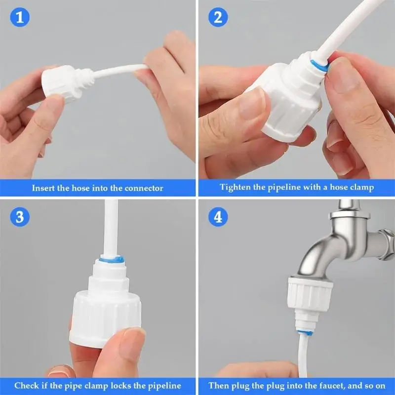 A0NC 15 м комплект для водоснабжения Водозаборные трубы Простая установка Универсальный комплект труб