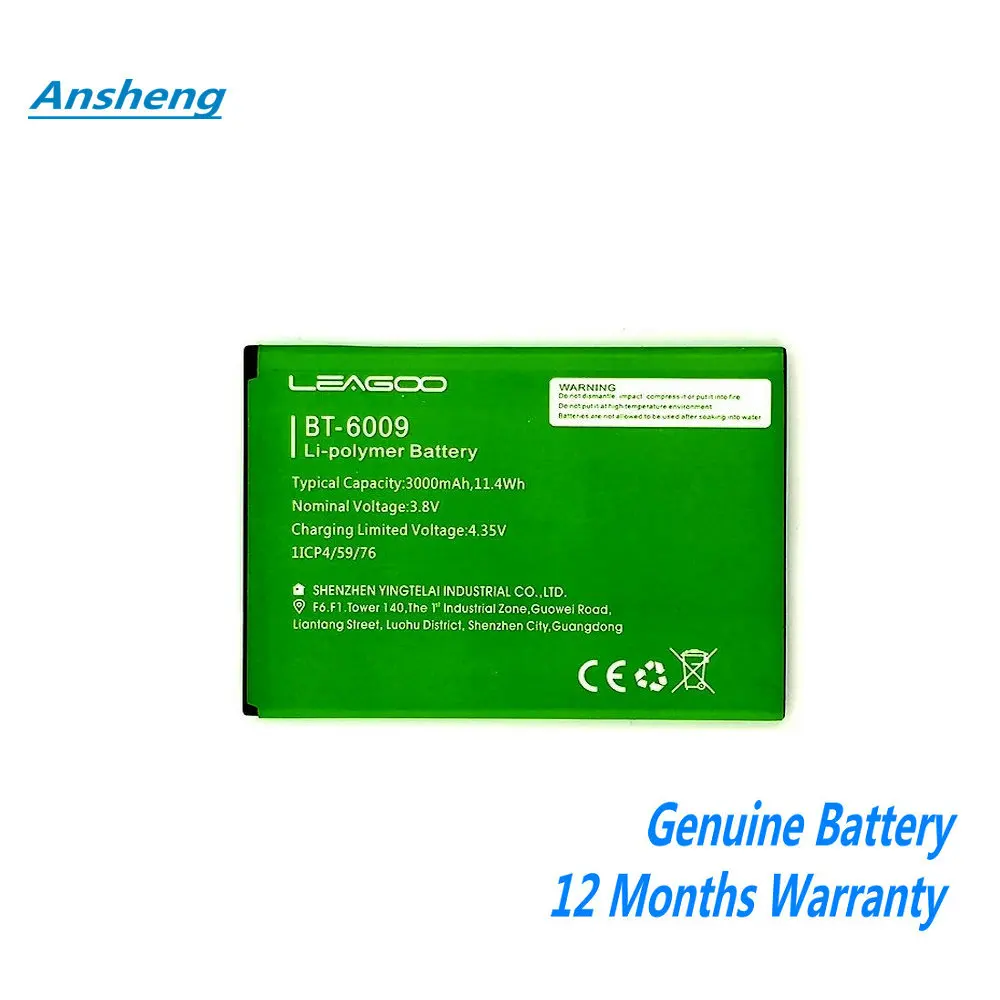 

Original 3000mAh BT-6009 Battery For LEAGOO M13 Mobile Phone