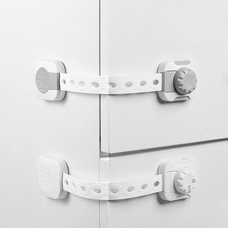 2/6pcs Anti-pinch Drawer Lock Baby Cabinet Sliding Door Window Multi-functional Protective Child Safety Lock