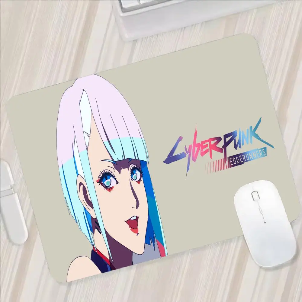Cyberpunk Edgerunners Anime Mouse Pad: Large Desk Mat, Non - Slip PC Decoration, Ideal for Gamers & Anime Enthusiasts