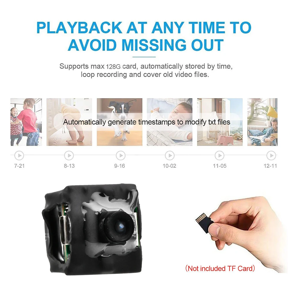 Anti-shake Action Camera HD 1080P WiFi Camcorders Sports DV Motion Cam Bicycle Motorcycle Mini Recorder Recording Device 2024
