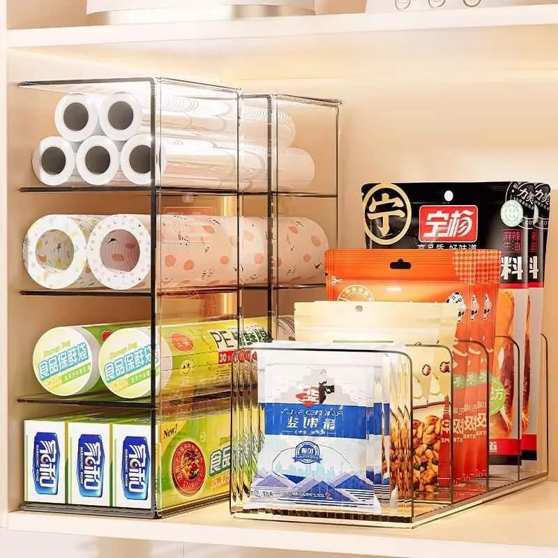 

Многоуровневая полка для хранения на кухне с разделителями: эффективное использование пространства, сохранение свежести продуктов, инструменты для организации дома