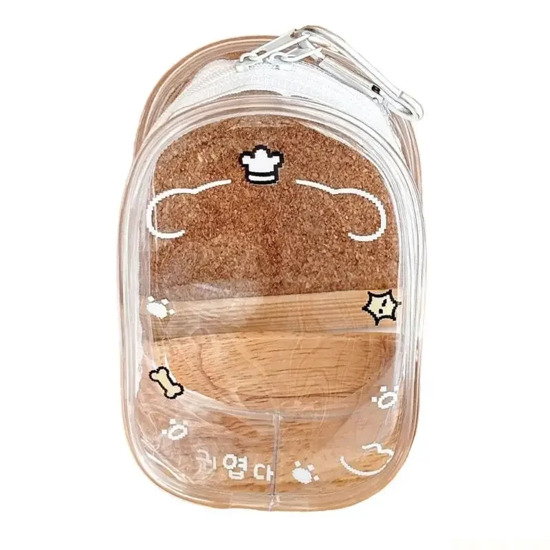 X90D Clear Protective Case For Mini Keychain Accessory Water Resistant PVC Storage School Essential Organization