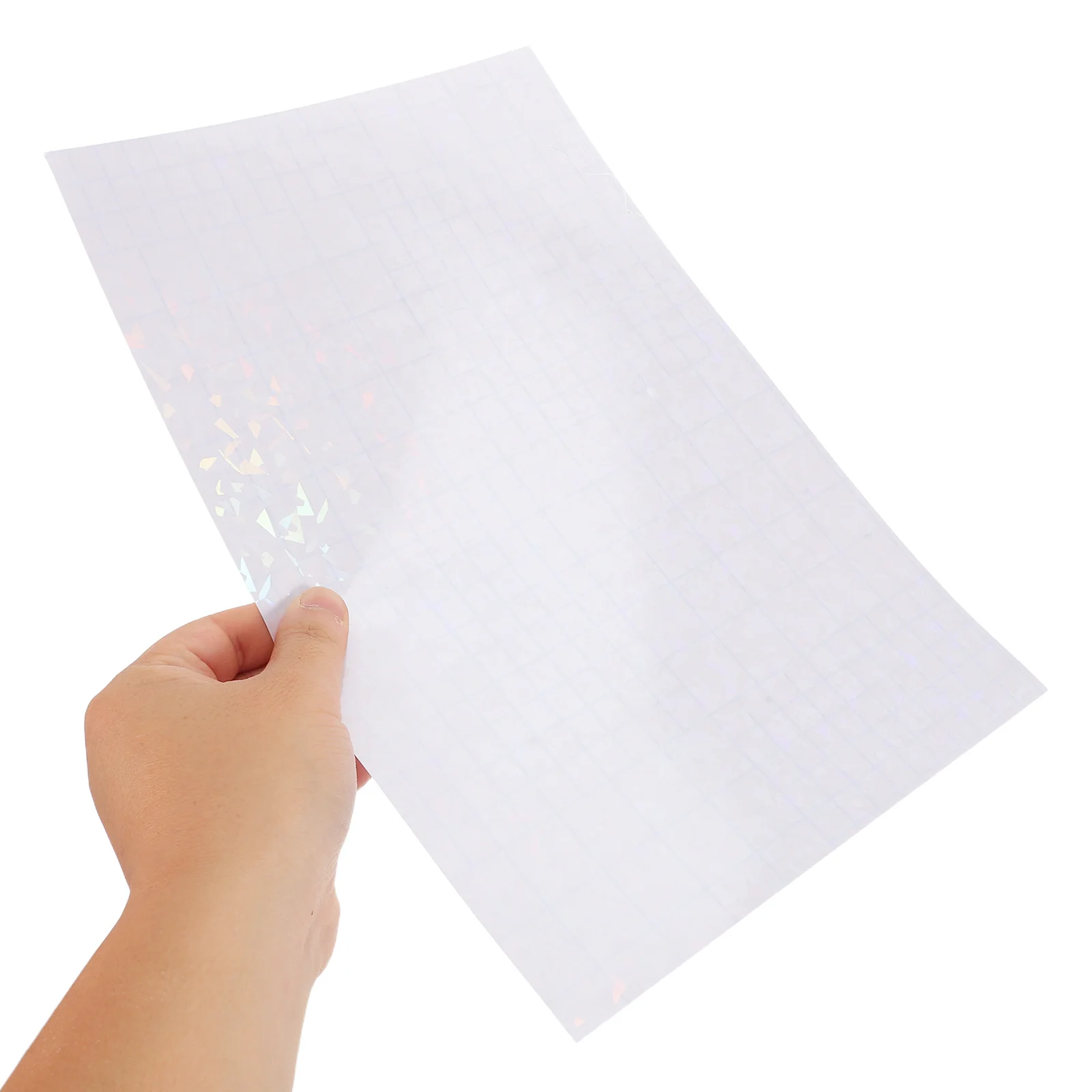 

40 Sheets Holographic Adhesive Film Colorful Sticker Sheet for Personalizing Gadgets DIY Holographic Laminate Film