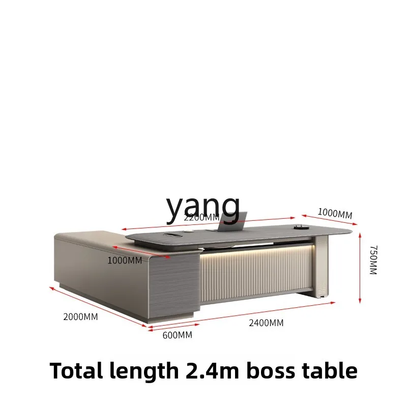

TG manager supervisor single desk simple modern high-end boss computer desk