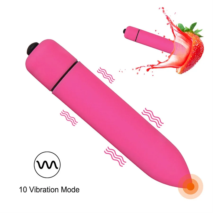 Mini 10-Speed Sex Toys Vagina G Spot Vibrator for Women Clitoral Stimulator Vibrating Bullets Female Masturbation Adult Supplies