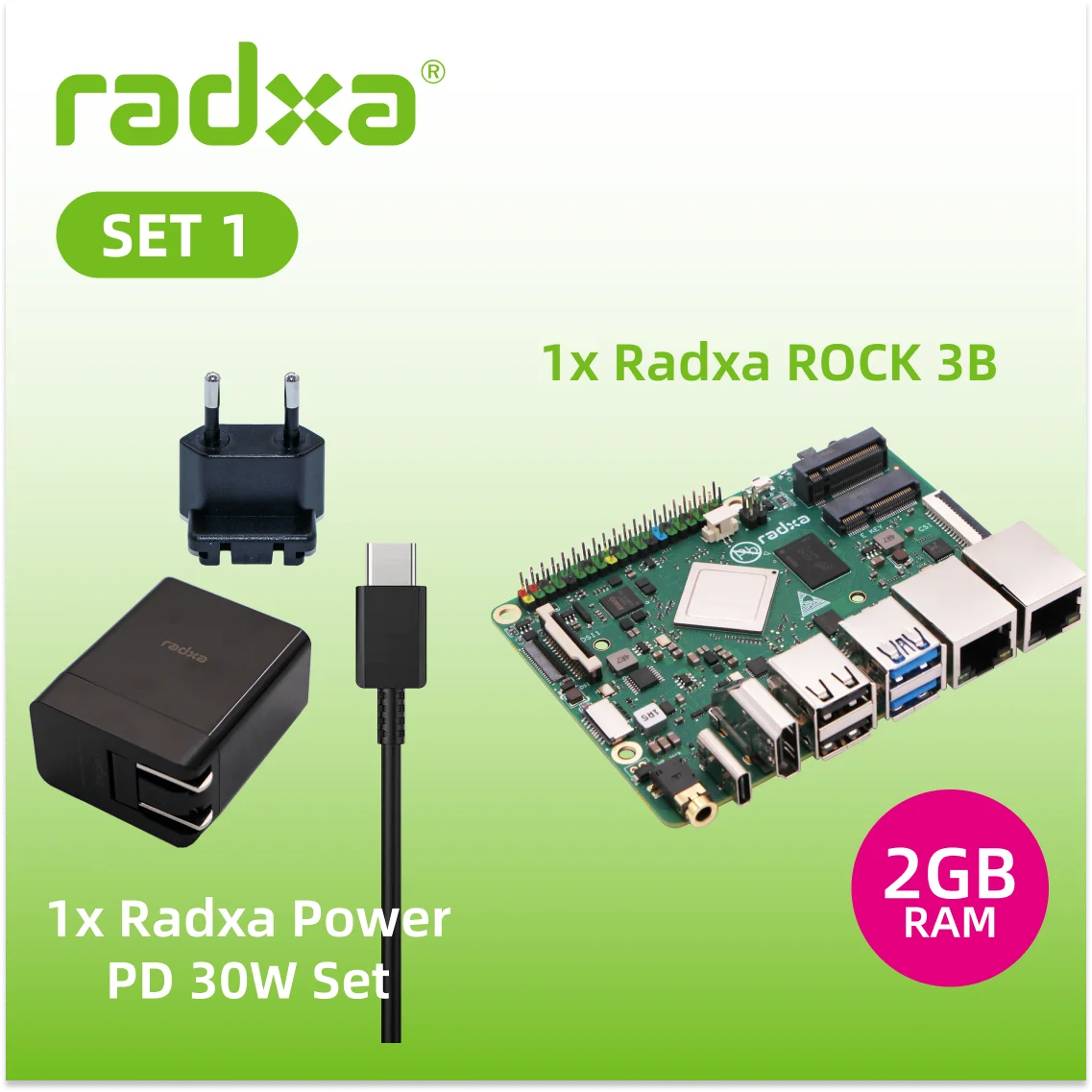 Radxa ROCK 3B RK3568J CPU 4-core SBC, kelas industri, dan HDMI dengan Output 4K, Radxa ROCK 3B RK3568 CPU 4-core SBC,