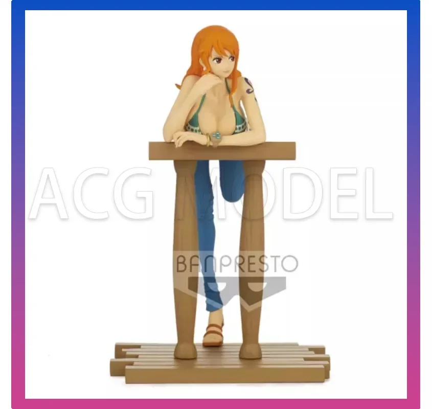 

In Stock Bandai Original BANPRESTO Anime One Piece GRANDLINE JOURNEY SPECIAL COLOR Nami Action Figures Model Collectible Toy