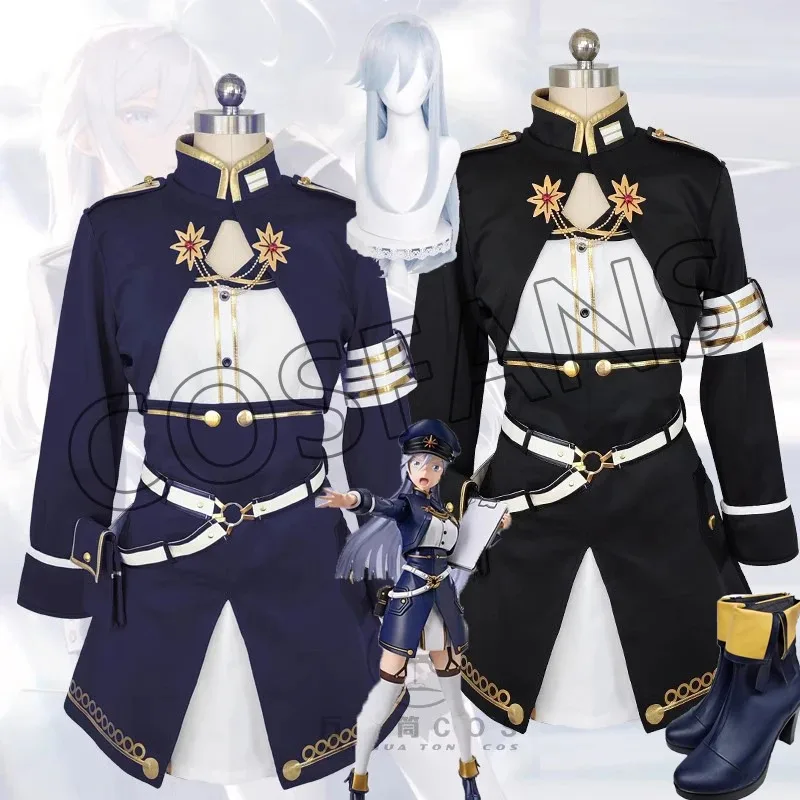 xixixi Game 86 Eighty Six 86eightysix Vladilena Milize Military Uniform Cosplay Costume Suit Halloween Party Outfit For Women Wi