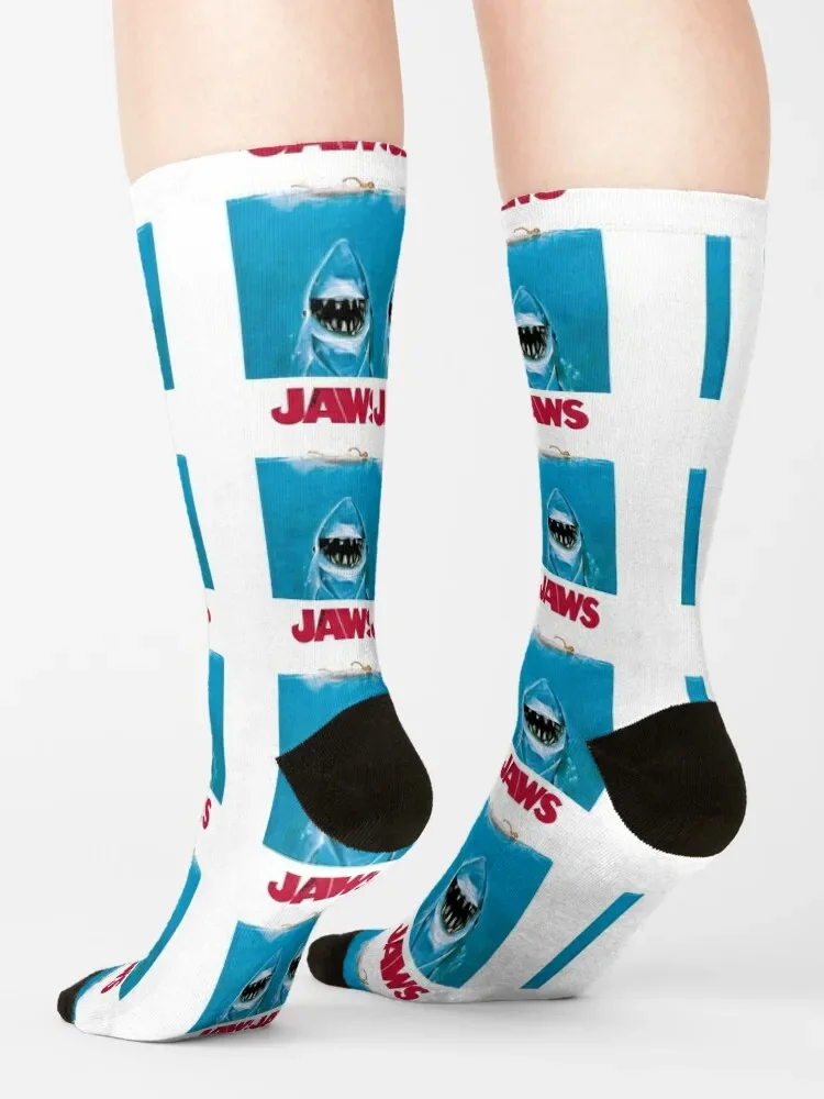 Jaws shark smiling Socks Toe sports kawaii Soccer Antiskid soccer Men Socks Women\'s