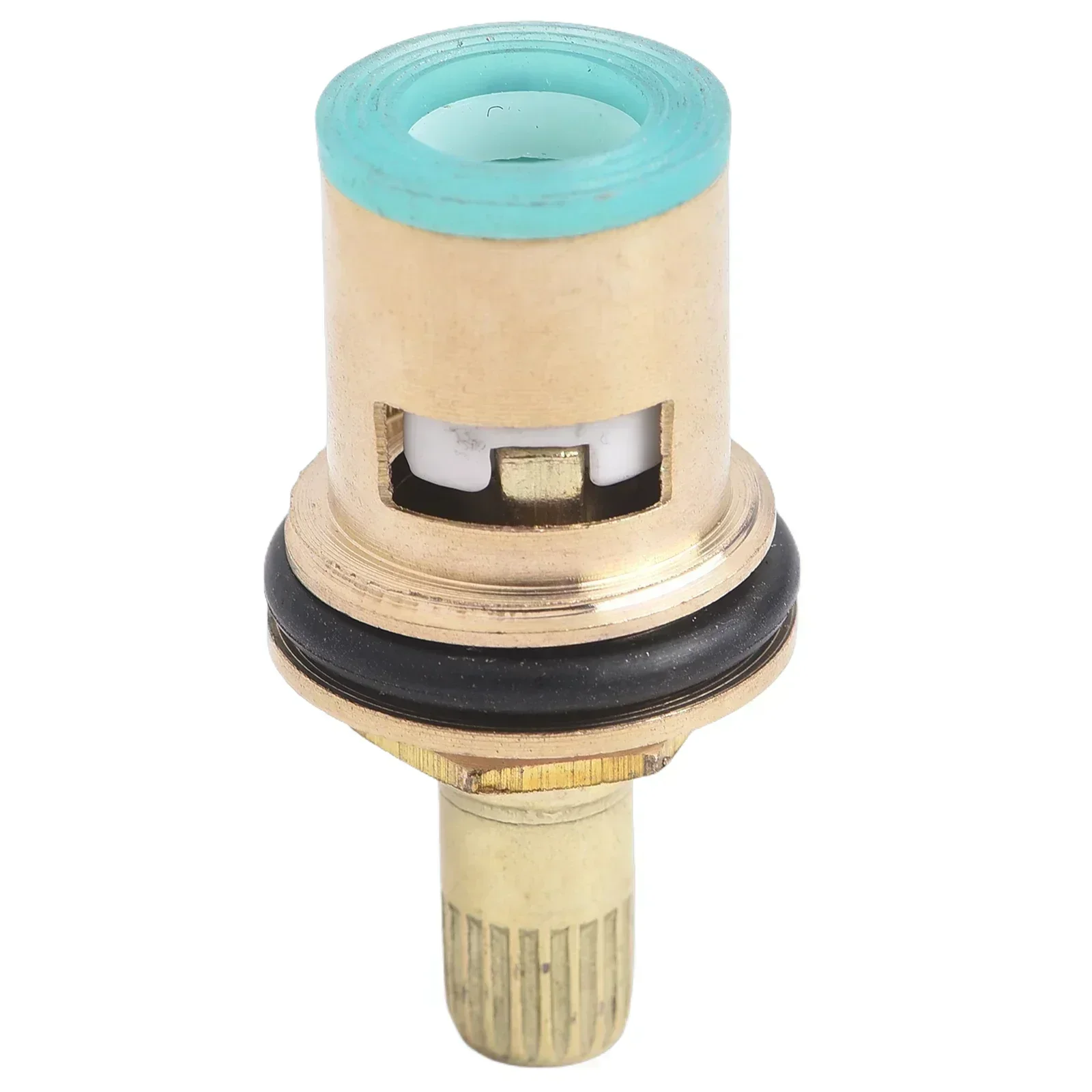 

1/2inch 20 Teeth Ceramic Tap Cartridge Disc Quarter Turn Valve Faucet Cartridges For BSP 1/2" Thread Rubber O-ring The Bottom