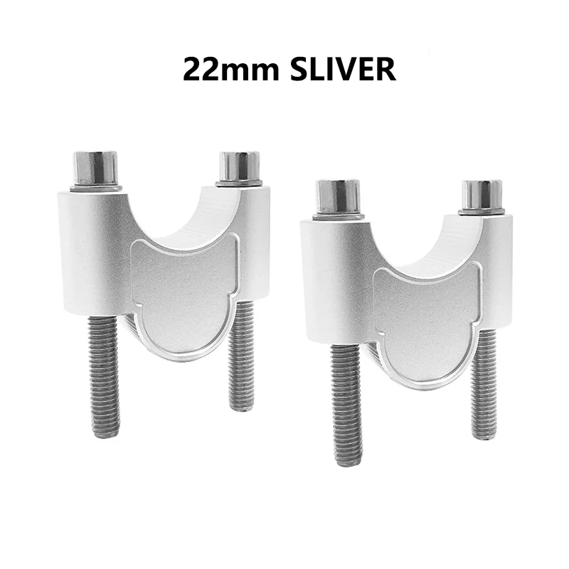 Motorcycle Handlebar Riser Bar Mount Handle Clamp Universal 28mm 1 1/8\