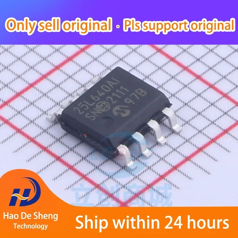 

10 шт./лот 25LC640AT-I/SN SOIC-8 новый оригинал на складе