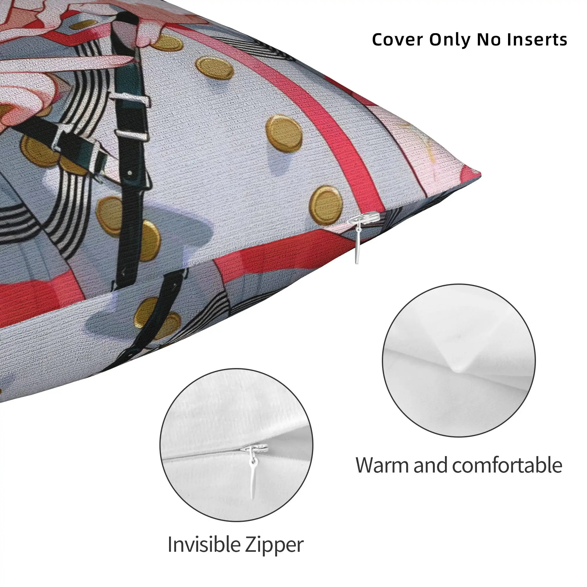 Kasane Teto Kissenbezug Polyester Kissenhülle Dekorationen Cartoon Vtuber Kissenbezug Home Dropshipping 40*40cm – Detail 1