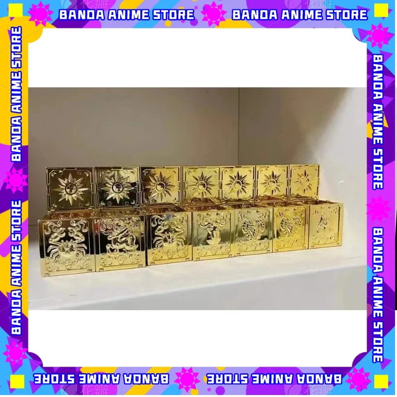 

Saint Seiya Myth Cloth EX Aries Gemini Cancer Leo Virgo Libra Scorpio Sagittarius Aquarius Pisces Pandora Box Gold Set 12 Figure