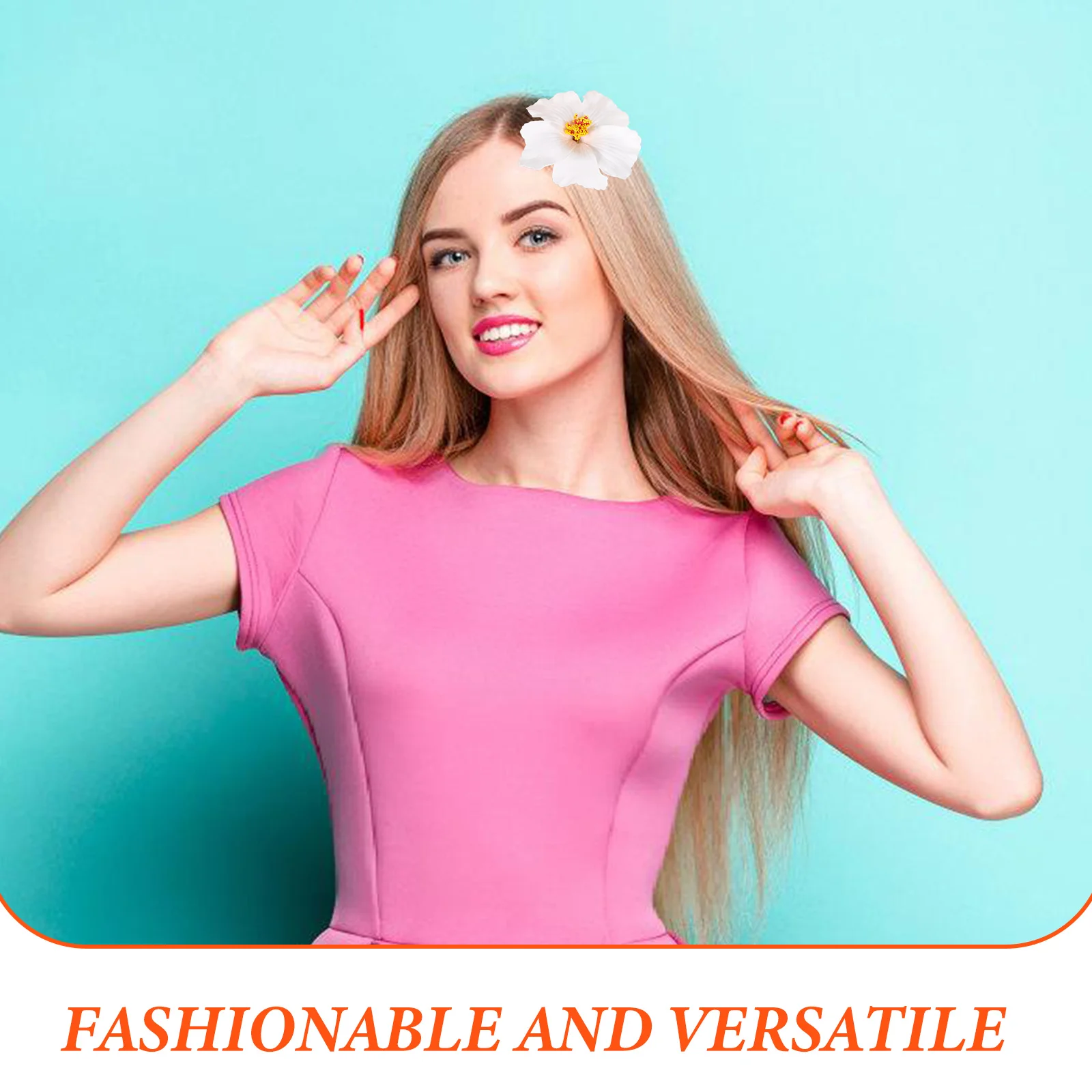

3 Pcs Bohemian Flower Hair Clip for Girls Durable Safe Decorative Accessories Snap Thin Fabric Pin HairDecoration