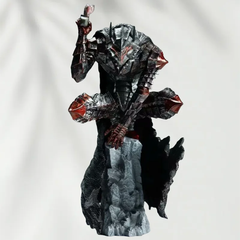 25CM leyenda de espada viento Berserk Guts L figura de Anime modelo de juguete PVC Berserk espadachín negro figura de acción estatua colección regalo