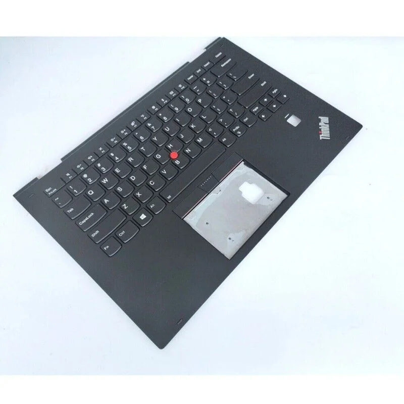 01HY808 For Lenovo Yoga X1 2nd Gen Palmrest Keyboard No Touchpad Backlit Black