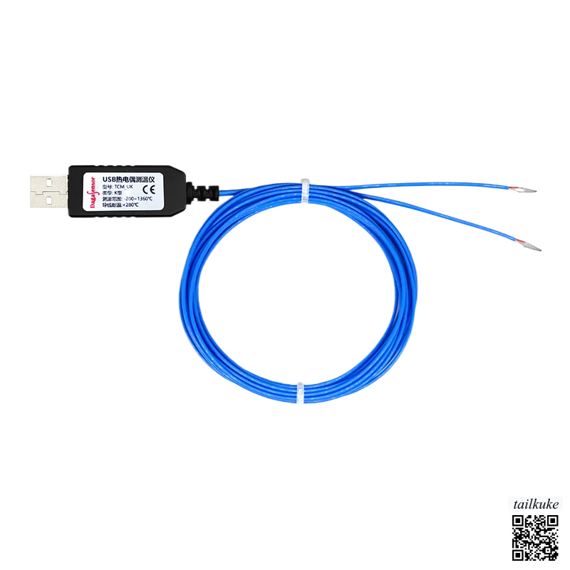 USB Single Channel Multi-channel K-type Thermocouple Thermometer Records Temperature Data