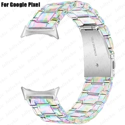 Bling Laser Band for Google Pixel 2 20mm Watch Strap Rainbow Transparent Dazzling Color for google Pixel 2 smart watch Correa