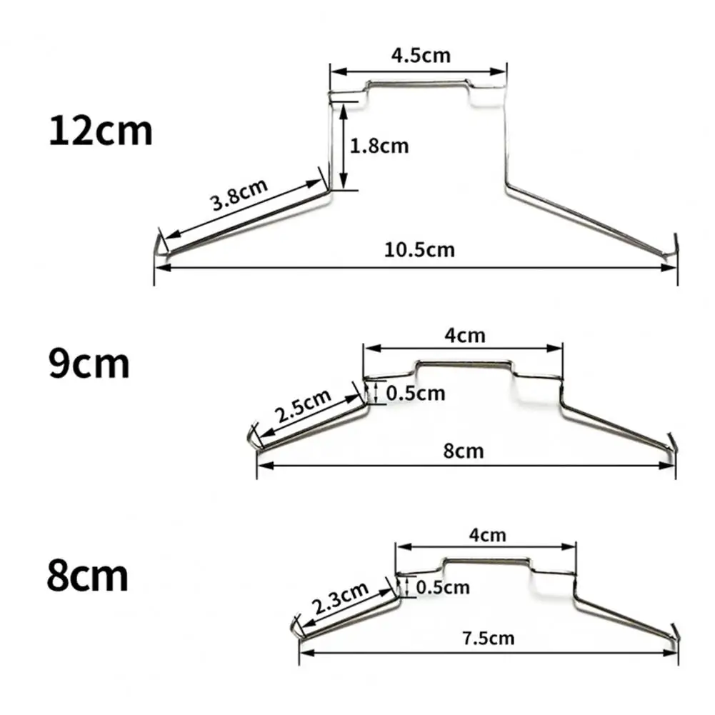 1 пара, крепежная Пряжка для процессора, из нержавеющей стали