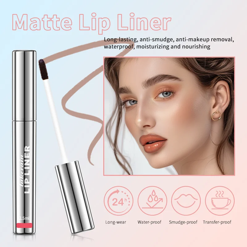 4 Kleur Peel Off Lip Liner Tattoo Waterdicht Langdurige Matte Non-stick Fading Lip Tint Sexy Rode Contour lippen Make Up Cosmetica