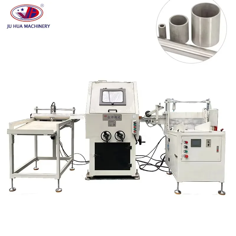 Auto Dual Head Electrical Stainless Steel Pipe Tube Grinding Machine Core Component for Metal Polishing Engine