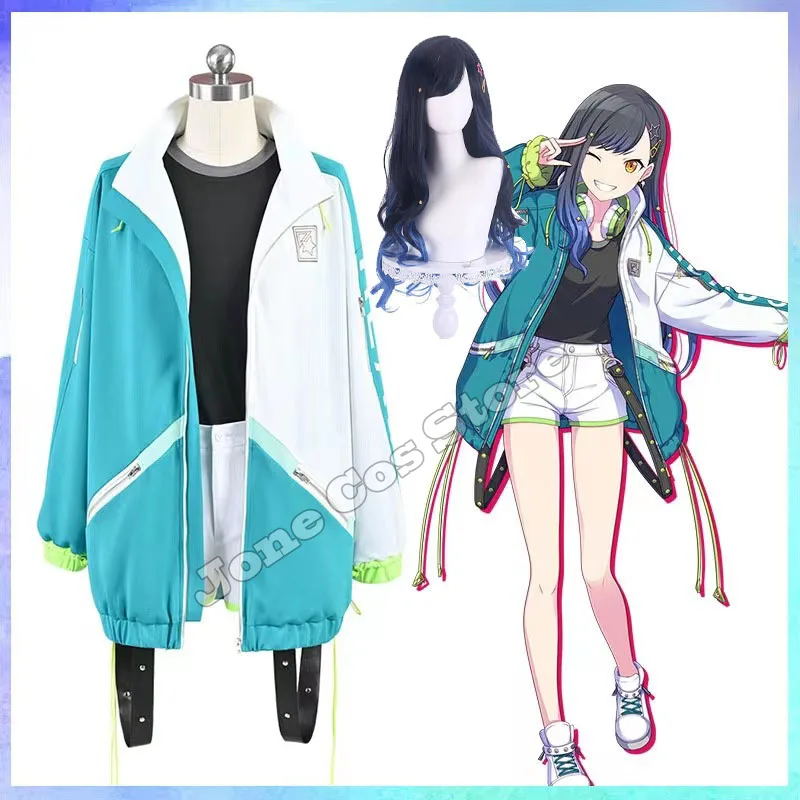 Shiraishi An Cosplay Project Sekai Outifit  Anime An Shiraishi Cosplay Costume Uniform Suits Halloween Costumes for Comic Con