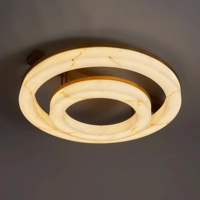 

French marble ceiling light modern living room light luxury dining room bedroom study pendant light