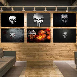 3X5FT 90X150cm Thin Skull Flag Punisher Flag For Decoration Banner
