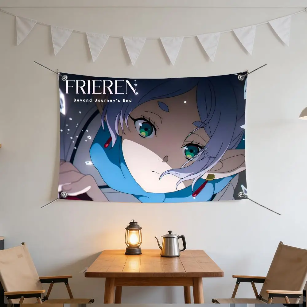 Anime Frieren: Beyond Journey's End Flags Specialized for indoor and outdoor home decorations, outdoor camping, and bar parties