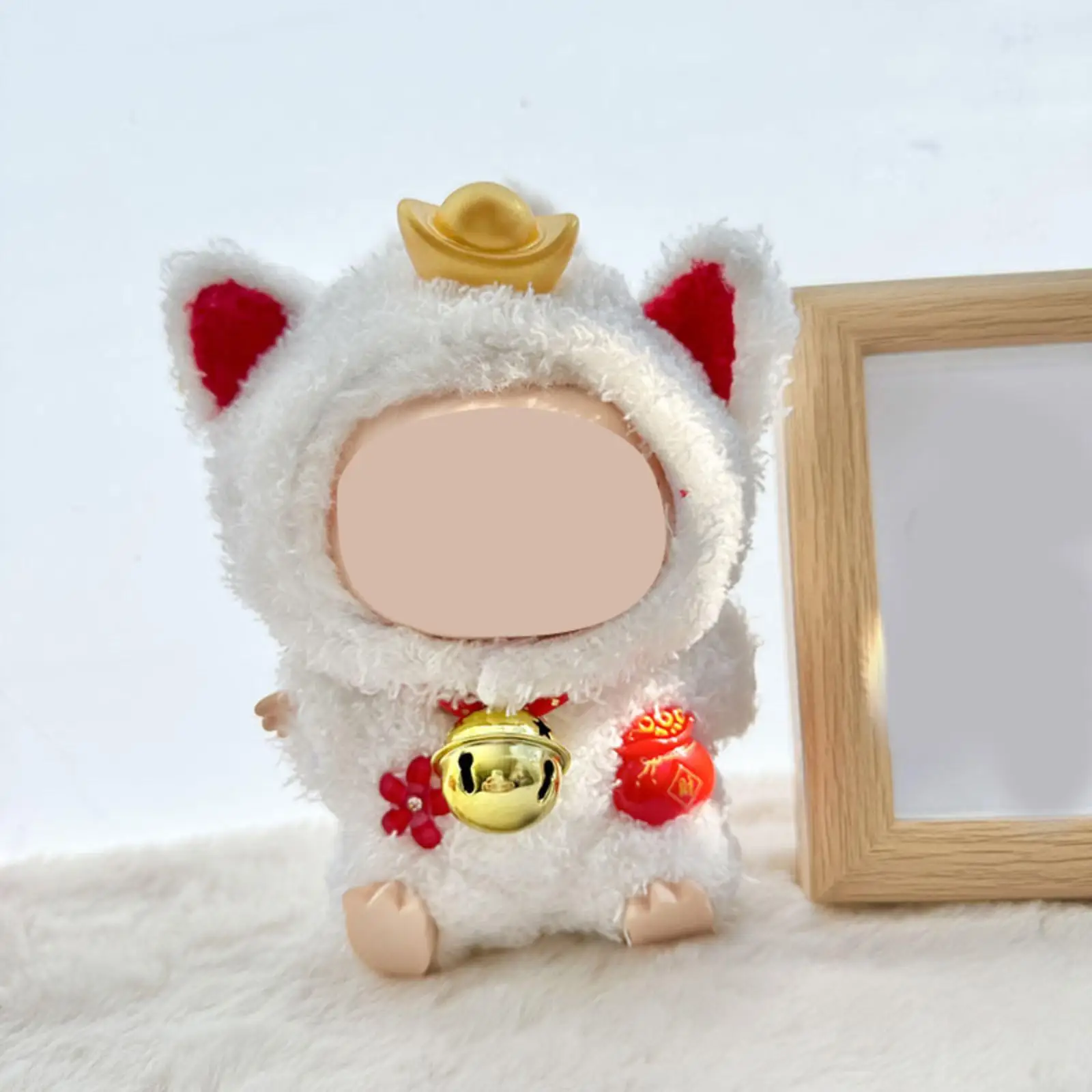 ตุ๊กตาเทศกาลเสื้อผ้าเครื่องแต่งกาย Photo Props ตกแต่งน่ารักสําหรับเด็ก Lion Dance ชุดจี้ชุดตุ๊กตาสําหรับตุ๊กตา 6.69 นิ้ว