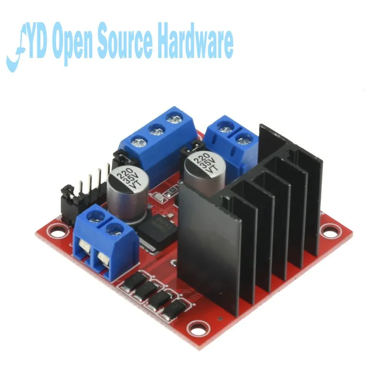 L298N Driver Board Module L298N Stepper Motor Smart Car Robot Breadboard  High Power L298 DC Motor Driver