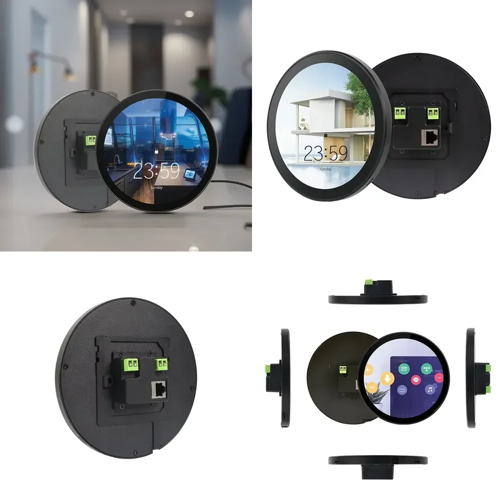 5-Inch RK3566 Quad-Core Home System Screen Android Operated LCD Touch Panel for Home Automation Zigbee US/EU