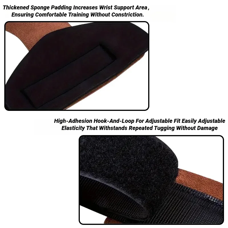 حزام جديد لحماية راحة اليد من جلد البقر، واقي معصم رياضي، معدات تدريب قوة المعصم للياقة البدنية
