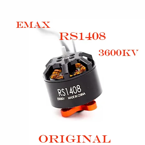 Motor sem escova DRONE, EMAX, RS1408, 3600KV, FPV