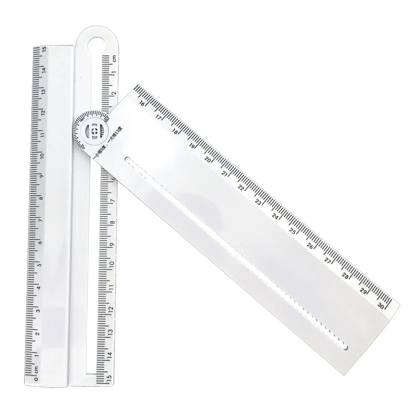 Geometric Drawing Ruler Multifunctional Folding Rulers for School Office Drafting Supplies